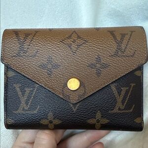Louis Vuitton Brown and Black Monogram Wallet